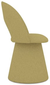 Тапициран трапезен стол в цвят горчица Kalo – Makamii