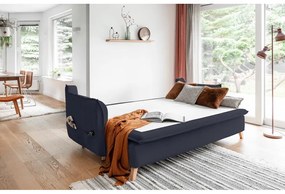 Тъмносив/антрацит разтегателен диван 225 cm Charming Charlie – Miuform