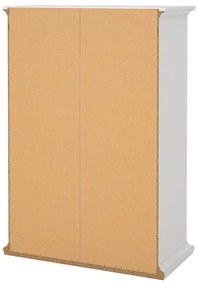 Бял висок скрин 96x140 cm Paris – Tvilum