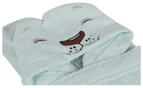 Памучена детска хавлия в цвят мента размер 1-2 години Aslan – Foutastic