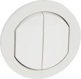 Legrand Лицев панел за сериен ключ IP44 цвят бял Celiane  - 067802