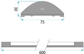 LED лампа JNH053-18N White 60 cm