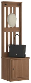 4010485 vidaXL L Дърво за антре SANDNES 45x40x159,5 cm масивна дървесина бор