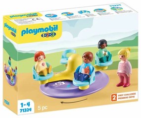 Playset Playmobil 1.2.3 Въртележка 5 Части