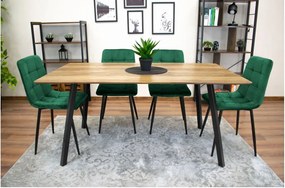 Трапезен стол кадифе Smaragd Luxury