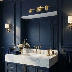 Stenen aplik za banya APP1898-3W BRUSH GOLD