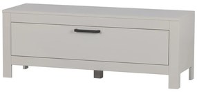 Светлосива маса за телевизор от масивен бор 120x45x40 cm Bonk – WOOOD