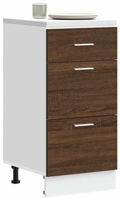 854217 vidaXL Долен шкаф "Lyon" кафяв дъб 40x46x81,5 см, инженерно дърво