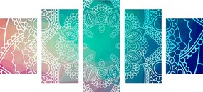 картини от 5 части – Пастелна Мандала
