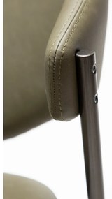 Трапезен стол от имитация на кожа в цвят каки Zone – DAN-FORM Denmark