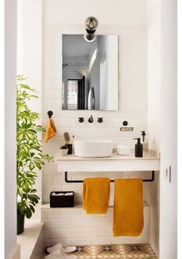 Черен самозадържащ се държач за сапун за стена Черен държач за сапун и гъба Bestlock - Compactor