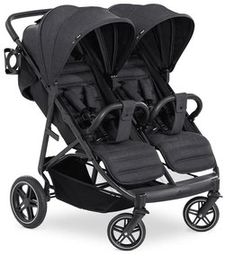 Бебешка количка за близнаци Hauck Uptown Duo Melange Black