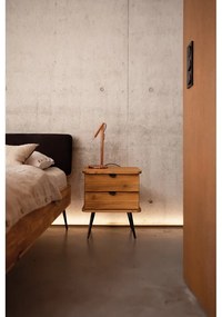 Нощно шкафче от дъбова дървесина в естествен цвят Kula - The Beds