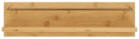 Бамбуков стенен рафт в естествен цвят 45 cm Ember – House Nordic