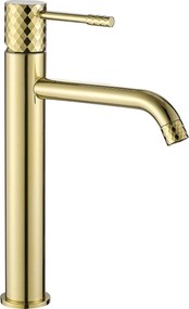 Смесител за мивка Rea Lungo Diamond Gold High