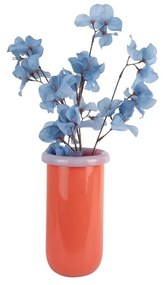 Оранжева стъклена ваза (височина 25 cm) Plegado – PT LIVING
