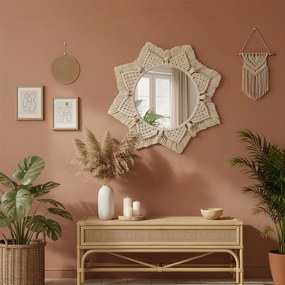 Бохо стенно огледало 53CM 322048
