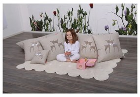 Бежов ръчно изработен памучен детски килим подходящ за пране 120x160 cm Biscuit Beige – Lorena Canals
