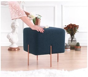 Тъмносиня табуретка Copper – Artie