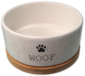 Керамична купа за куче ø 16 cm Dog Fantasy WOOF – Plaček Pet Products