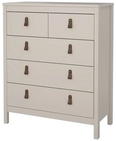 Сиво-бежов скрин 82x99x38 cm Madrid – Tvilum