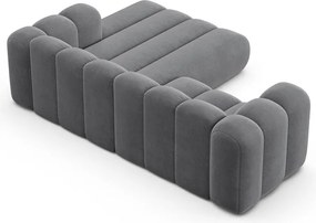 Светлосив ъглов диван (десен ъгъл) Lupine – Micadoni Home