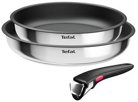 Tefal - Комплект съдове за готвене 3 части INGENIO COOK, неръждаема стомана