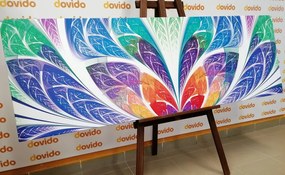 Картина на платно – Абстракция на цветно стъкло
