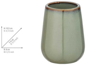 Зелен керамичен комплект аксесоари за баня Sermione – Wenko