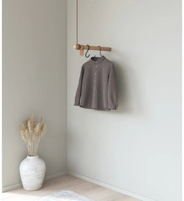 Стенна закачалка от масивен дъб в естествен цвят 50 cm Swing – LIND DNA