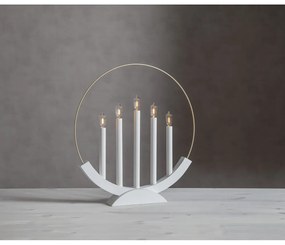 Бяла коледна светлинна украса Brace – Star Trading