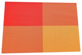 Оранжева пластмасова подложка 2 бр. 30x45 cm Chess - JAHU collections