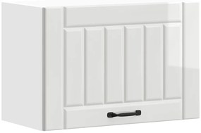 853839 vidaXL Кухненски стенен шкаф Lucca, бял гланц, инженерно дърво