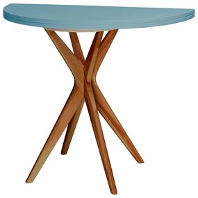 Кръгла сгъваема трапезна маса 45x90 cm Jubi – Ragaba