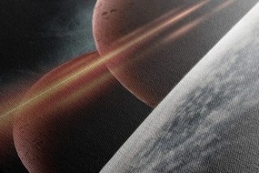 Картина на платно – Планети в галактика