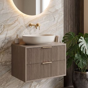 Шкаф за мивка Rea Mono 60cm Grey Oak