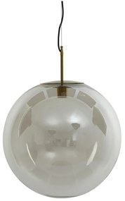 Висящо осветително тяло бронзово със стъклен абажур ø 48 cm Medina – Light &amp; Living