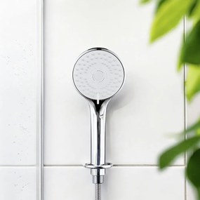 Пластмасова душ глава в сребрист цвят ø 9,5 cm Uno – Allstar