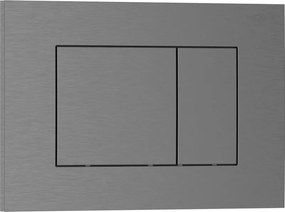 Mexen Tex 02 бутон за промиване, матирано сиво - 6102-12