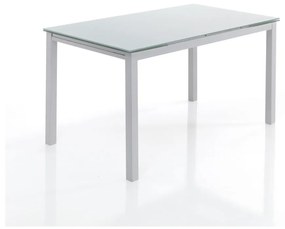 Сгъваема маса за хранене със стъклен плот 80x140 cm New Daily - Tomasucci