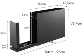 Метален кухненски органайзер Tower - YAMAZAKI
