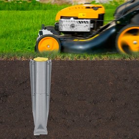 Градинска сушилня за дрехи в сребрист цвят 50 m Lift-o-Matic Advance – Brabantia