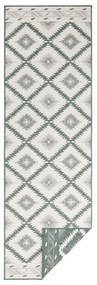 Зелен и кремав килим на открито , 250 x 80 cm Malibu - NORTHRUGS