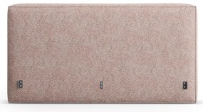 Светлорозова тапицирана табла за легло 229x100 cm Olivia – Micadoni