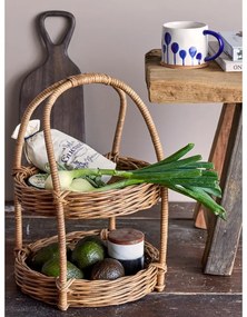 Бяло-сини глинени чаши в комплект от 3 бр. 450 ml Linora – Bloomingville