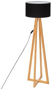 Лампион atmosphera Molu, Дърво, 141 cm - Черен