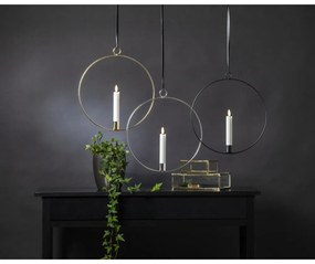 Светлинна декорация в сребристо Flamme Ring – Star Trading