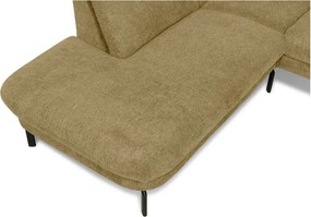 Ъглов диван в цвят горчица (ляв ъгъл) Gomero – Scandic