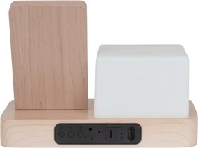 Дигитална/настолна аларма с безжично зарядно Retro LED Night Light – Karlsson