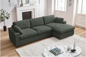 Зелен ъглов диван Belair – Bobochic Paris